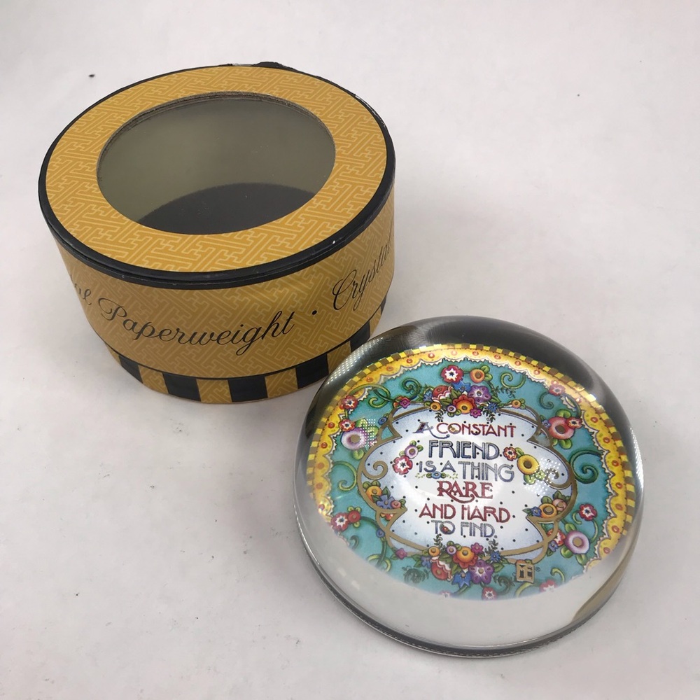 Mary Engelbreit Paperweight Punch Studio France Friends
